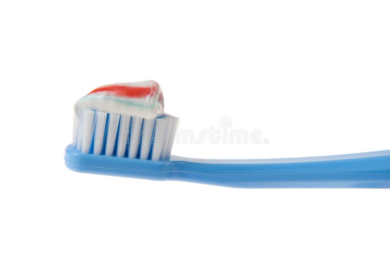 Close-up of Toothbrush and Toothpaste Stock Image - Image of toothbrush ...