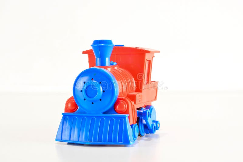 Closeup of toy train stock image. Image of macro, train 195976917