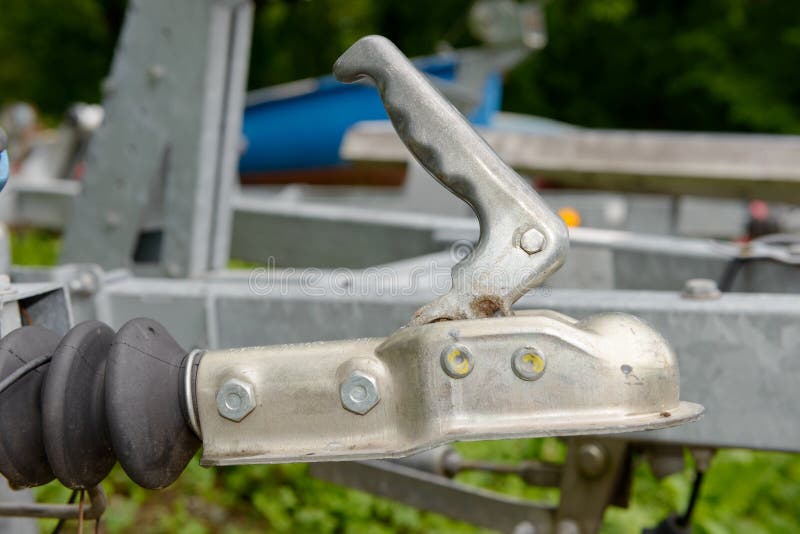 Closeup trailer hook stock image. Image of transportation 73864081