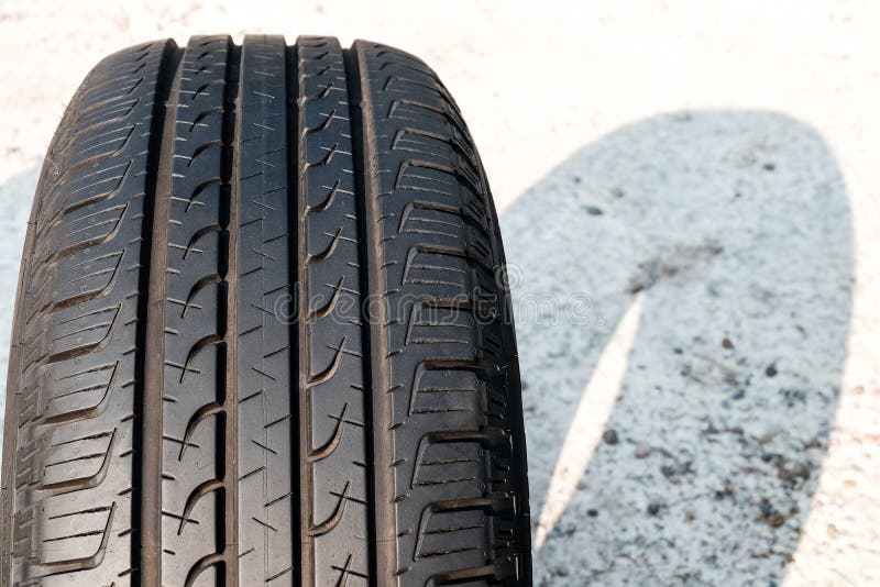 Close Up of Tread Used Car Tires. Stock Photo Image of used, tread 94243062