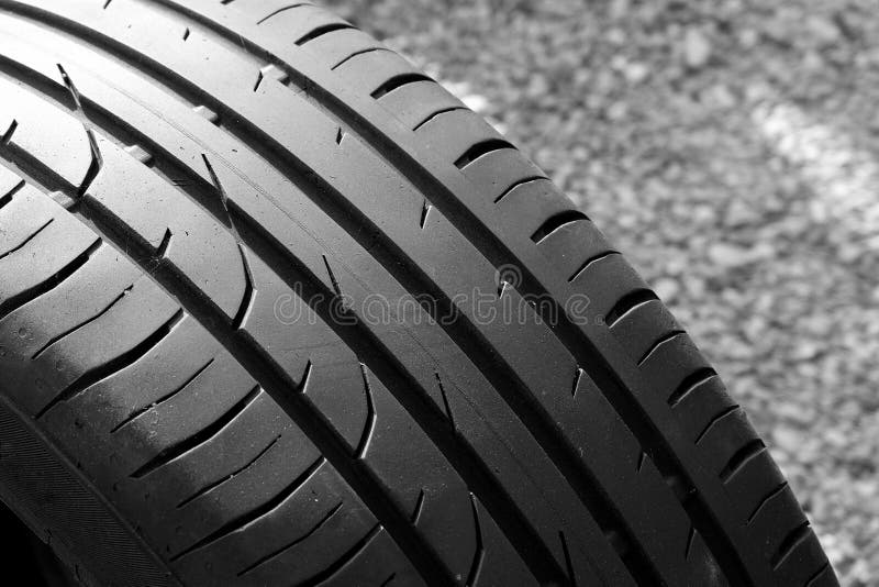 Close Up of Tread Used Car Tires. Stock Image Image of auto, track