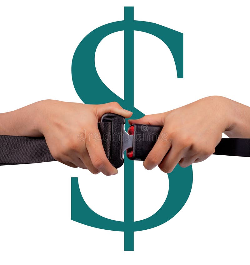 Close Up Two Hand Use Safety Belt Stock Image Image of black, closeup