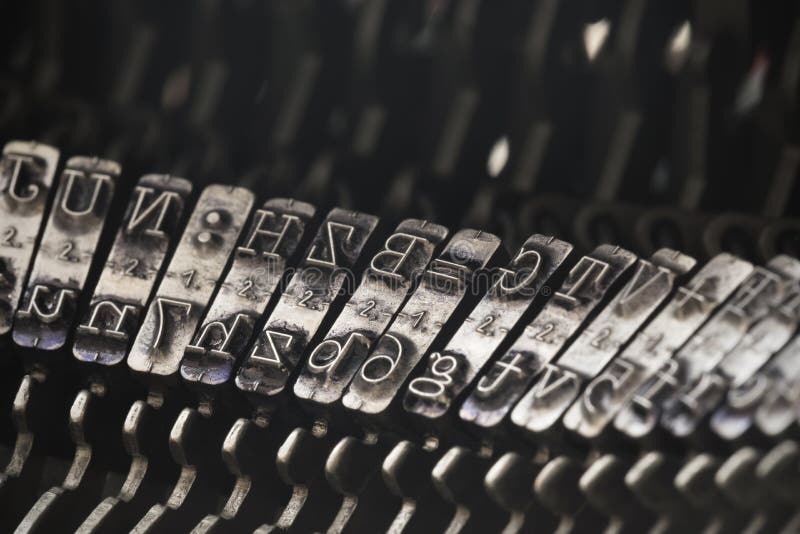 Typewriter letters stock image. Image of typewriter, letters 52123551