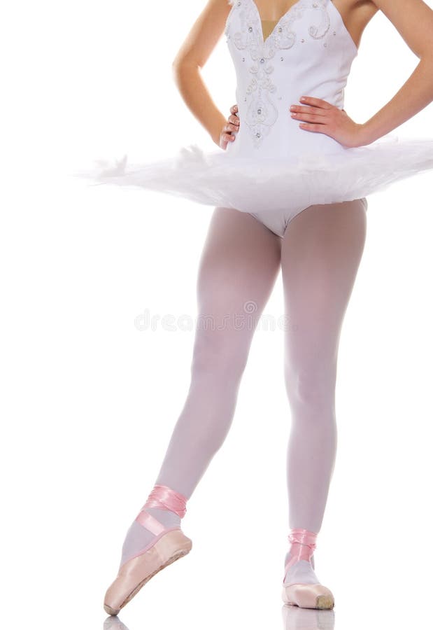 Close-up van een balletdanserbenen. royalty-vrije stock foto Close-up van een balletdanserbenen. royalty-vrije stock foto
