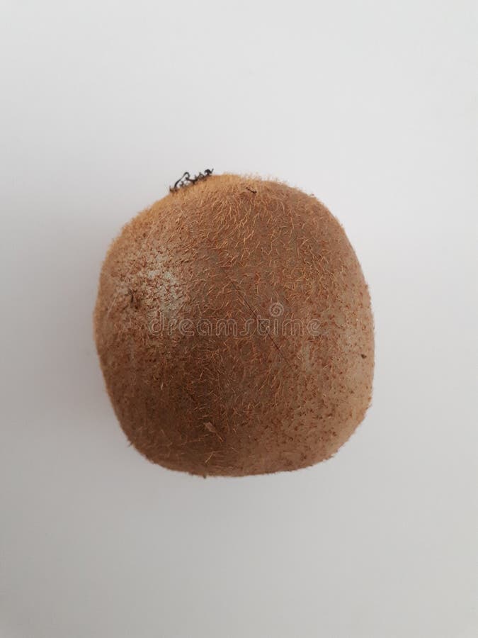 Close-up van een groene kiwi op een witte achtergrond royalty-vrije stock fotografie Close-up van een groene kiwi op een witte achtergrond royalty-vrije stock fotografie