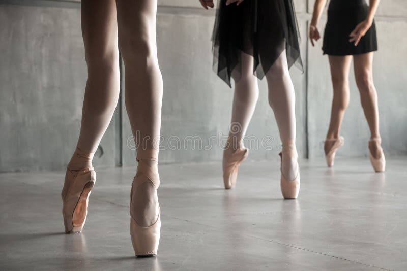 Close-up van een jong ballet stock foto Close-up van een jong ballet stock foto
