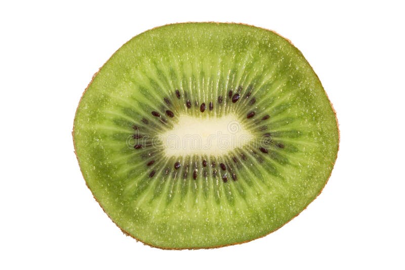 Close-up van gesneden kiwifruit geïsoleerd stock afbeeldingen Close-up van gesneden kiwifruit geïsoleerd stock afbeeldingen