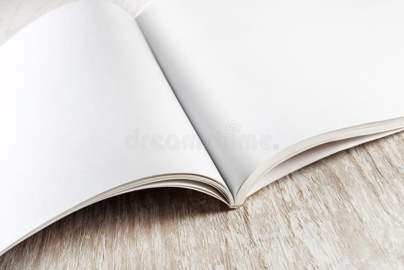 Close-up van leeg boek stock afbeeldingen Close-up van leeg boek stock afbeeldingen