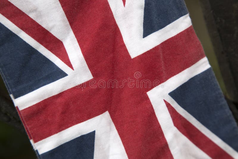 Close-up van Union Jack-vlag royalty-vrije stock foto's Close-up van Union Jack-vlag royalty-vrije stock foto's