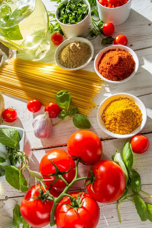 Italian ciusine stock image. Image of italian, ingredients 41816091