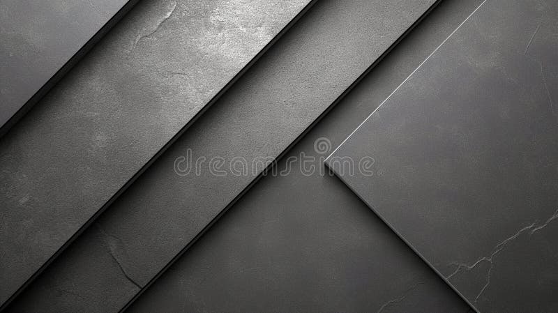 Black slate tile abstract background stock illustration