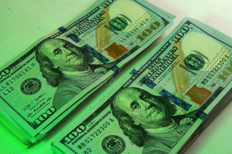 100 dollar bills stock photo. Image of bundle, bank 163201426