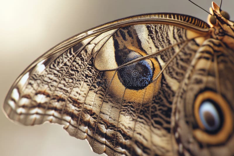 Intricate Butterfly Wing Patterns stock illustration