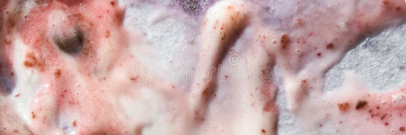 Close-up view of colorful, mixed organic textures creating an abstract and stock photos