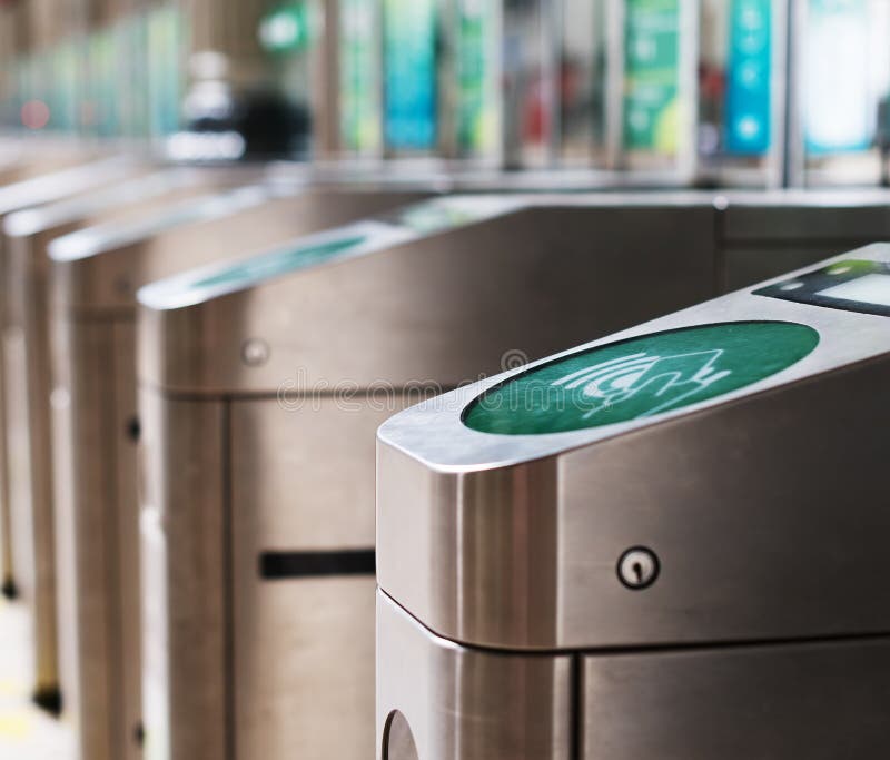 Access control system. stock photo. Image of airport - 104047628