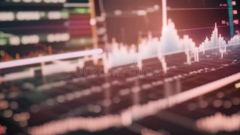 Financial Data Analysis - Market Fluctuation vector illustration