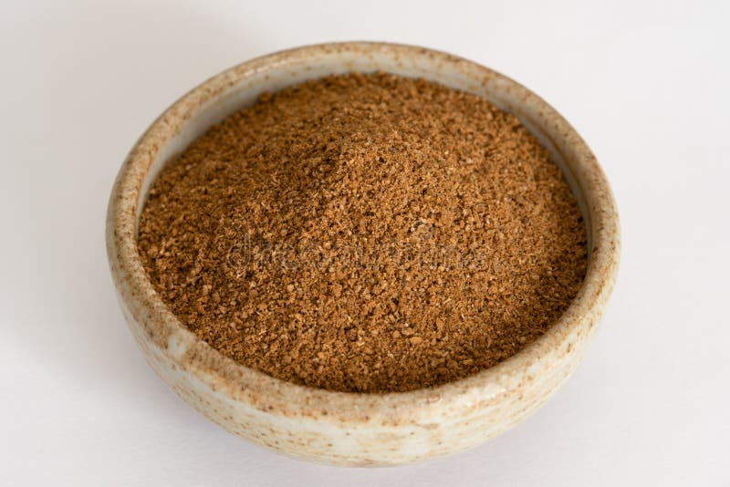 Ground Cumin in a Bowl stock image. Image of view, white 239662539
