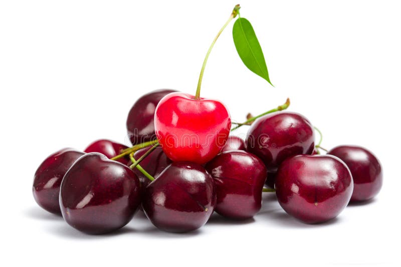 Close-up view of heap of cherry royalty free stock images
