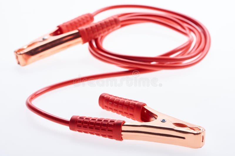 Close Up View of Jump Start Cables Stock Photo Image of closeupview