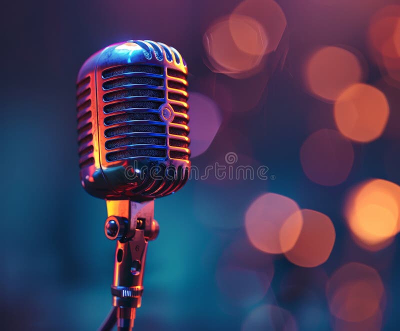 Condenser Microphone Stand Stock Illustrations 537 Condenser