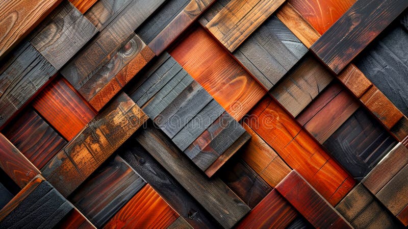 Wooden wall pattern royalty free illustration