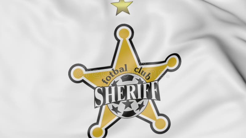 Close Up Of Waving Flag With Fc Sheriff Tiraspol Football Club Logo 3d Rendering Editorial Photo Illustration Of Logotype League 85559416