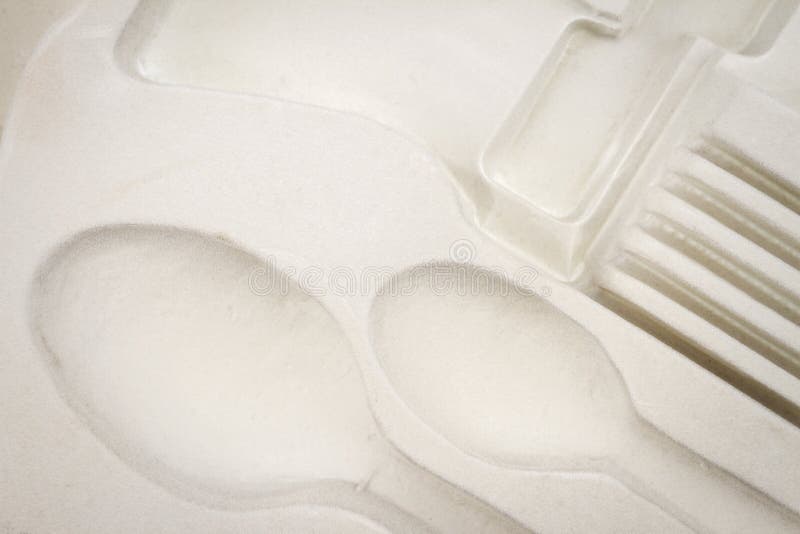 Close Up of Empty Paper Cutlery Box Stock Image Image of recycle