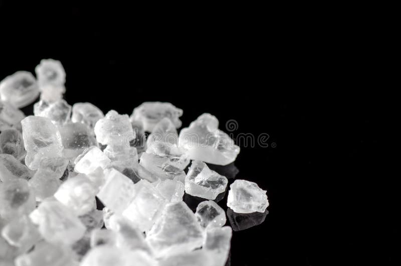 White Himalayan rock salt. stock photo. Image of white 30040946