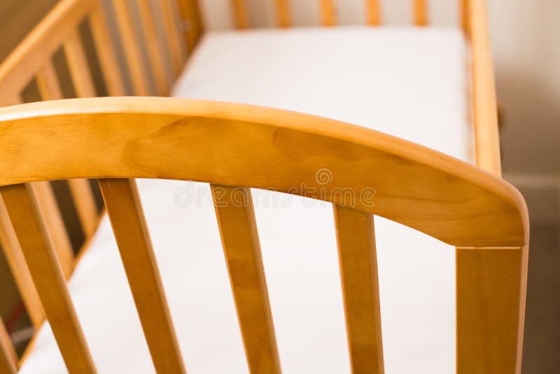 Close Up of a Wooden Cot Frame Stock Photo Image of design, indoor