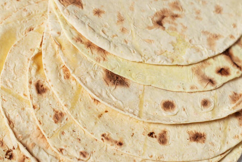 Close Up of Yellow Corn Taco Shell. Texture Stock Photo Image of