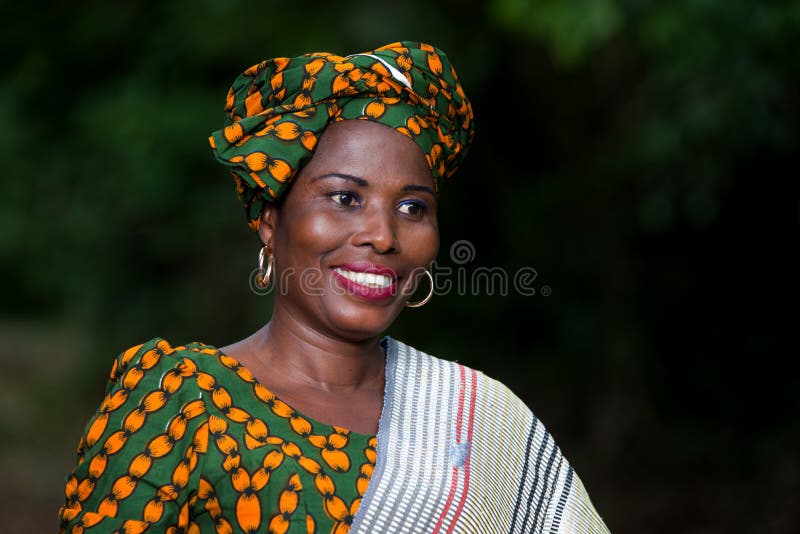 Close up of young african woman, happy royalty free stock image Close up of young african woman, happy royalty free stock image
