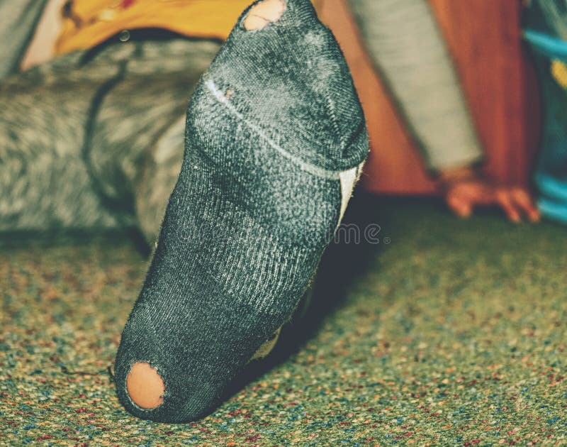Sweaty girl socks