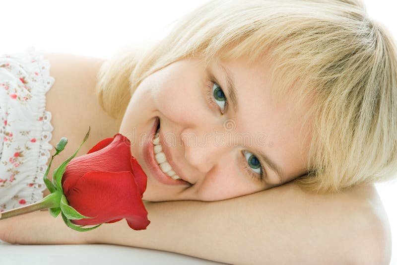 Close-up young woman face