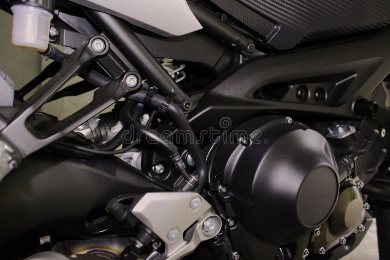 Close-upmotor van de motorfiets royalty-vrije stock fotografie Close-upmotor van de motorfiets royalty-vrije stock fotografie