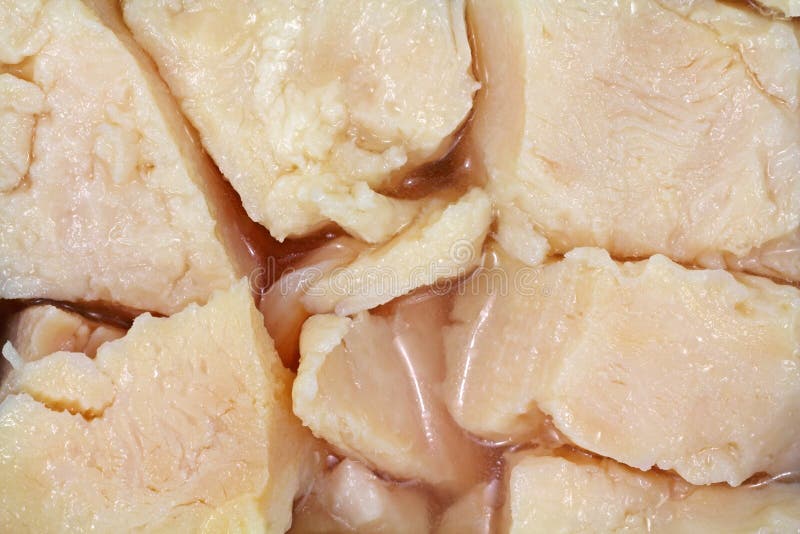 Close view canned chicken royalty free stock photos