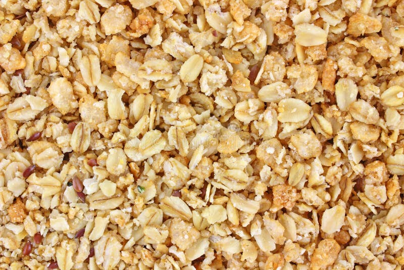 Close view of granola cereal royalty free stock photos
