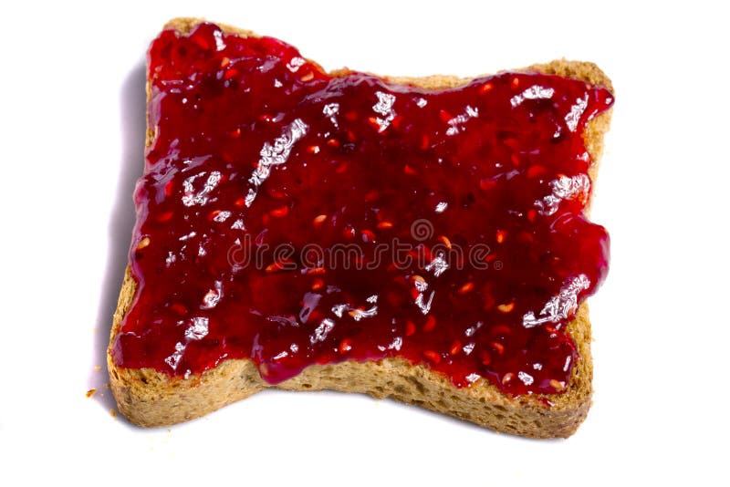 toasted bread with jam