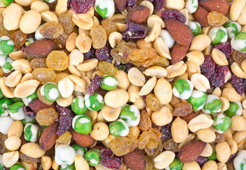 Close View Trail Mix with Wasabi Peas Stock Photo Image of close, peas 25929428