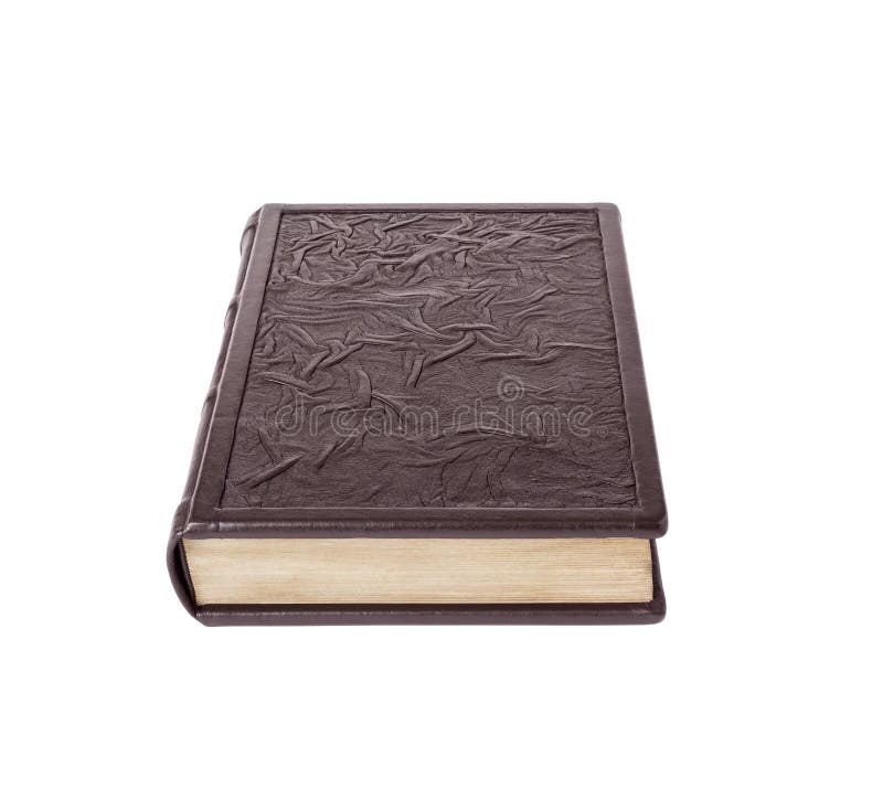 Antique Leather Book Cover Stock Photo, Picture and Royalty Free Image.  Image 16271921.