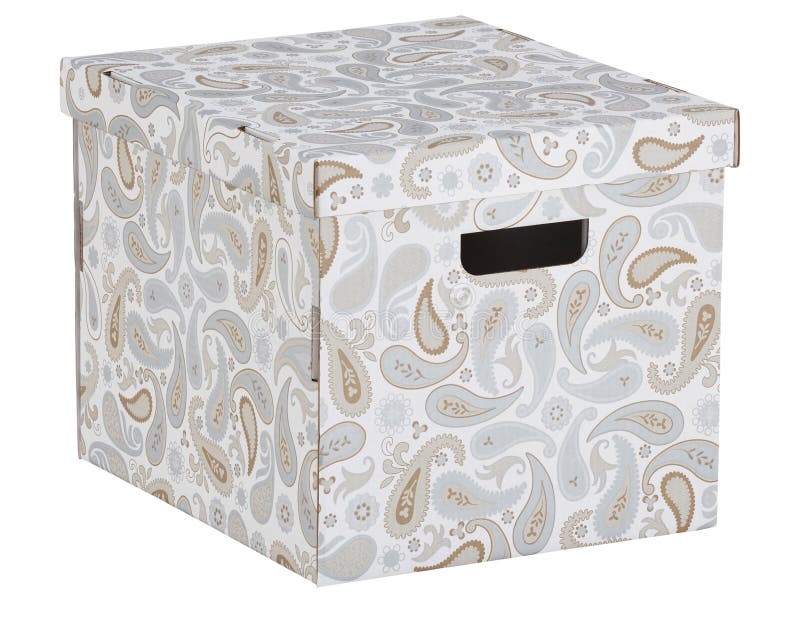 Closed box isolated stock photo. Image of business, mail 71451866