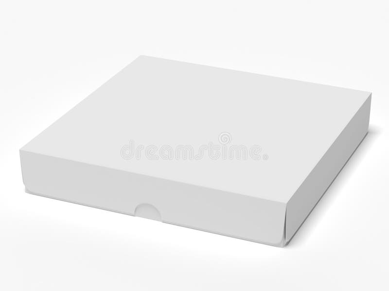 Closed cardboard stock illustration