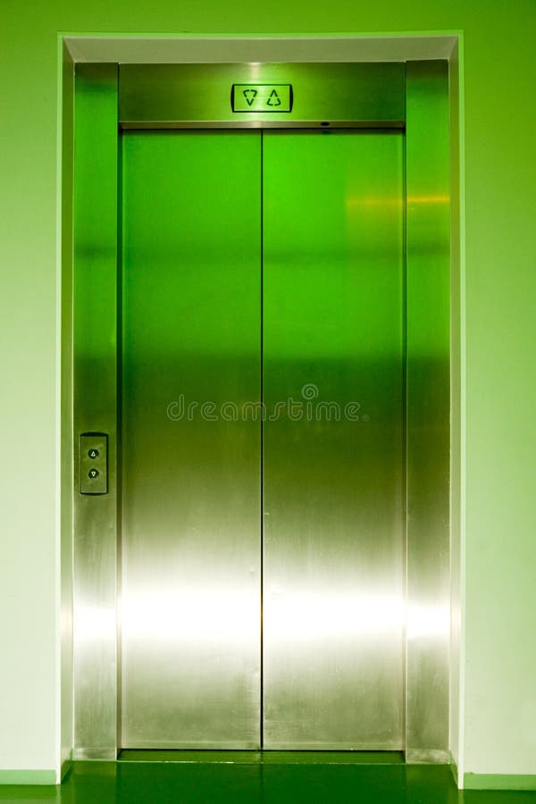 Closed elevator doors stock photo. Image of elevator, shuts 2776172