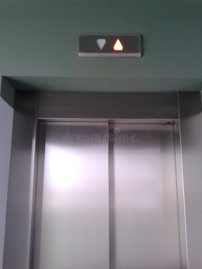 Closed elevator doors stock photo. Image of elevator, shuts 2776172