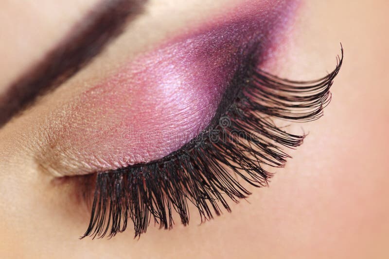 Closed eye royalty free stock photos