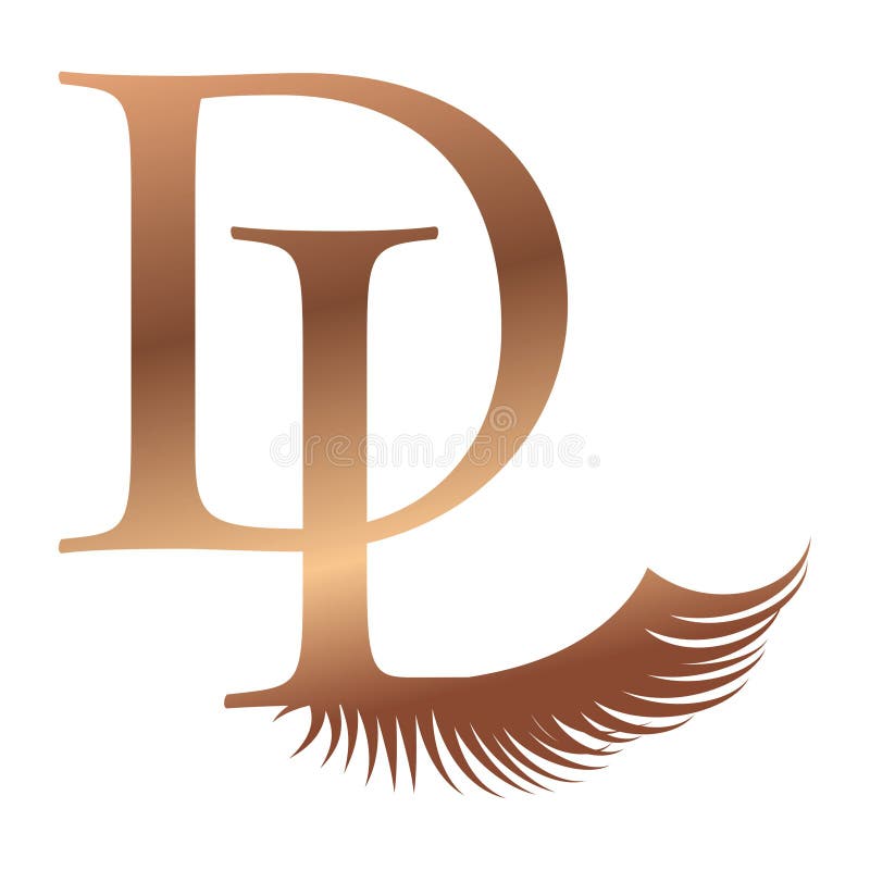 D L Logo Logo Monogram Dl Ld D L Stock Vector Illustration Of Brows Drawing