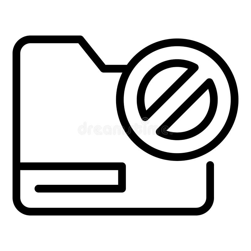 Closed Folder Icon In A Flat Design Vector Illustration Stock Vector