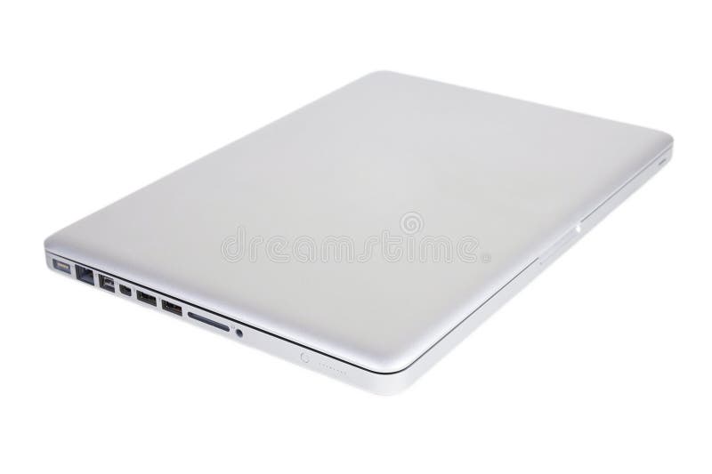 Closed laptop stock photo. Image of closeup, powerbook 11452816