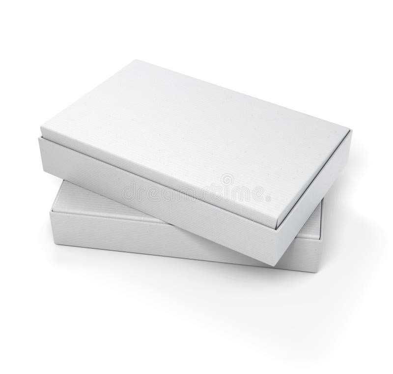 Closed packing paper boxes 3d model royalty free illustration Closed packing paper boxes 3d model royalty free illustration