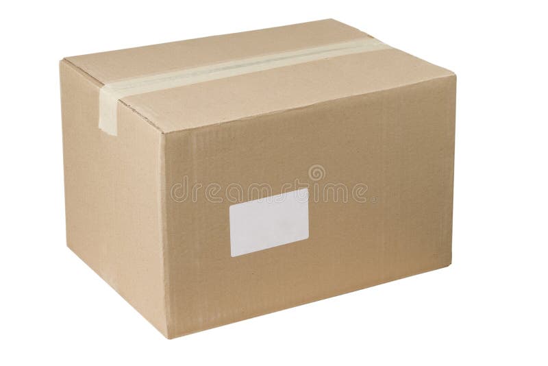 Cardboard Boxes Middle Image & Photo (Free Trial)