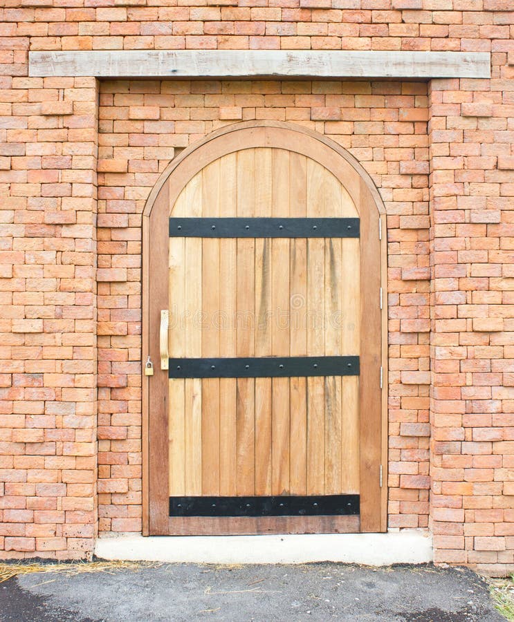 Closed Wooden Door. stock photography Closed Wooden Door. stock photography